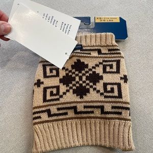 Pendleton XS Dog sweater NWT FITS DOG 3-6lbs